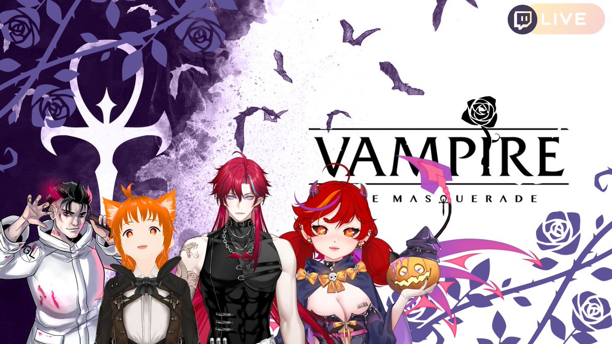 Imagine being able to do a collab in a single player game!
WE CAN! ❤️

🟣I'm live! 
We are waiting for you!

#vtm #vtuberita #vtuber