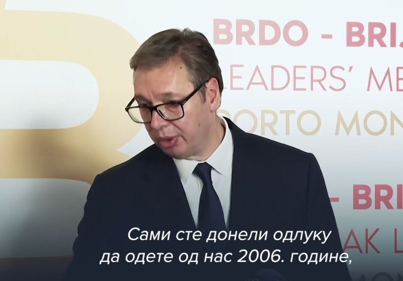 Crna Gora nije otišla. Crna Gora je dobila nezavisnost kad i Srbija. Crna Gora je obnovila nezavisnost. Prošlo je 18 godina od tada. Zašto je ovo još uvijek tema i kad će prestati da bude, priča li se šta.