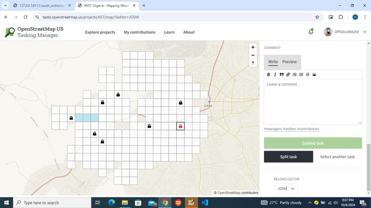 devopeoluwa's tweet photo. Exicted to participate in SOTM 2024 happening at the AFRIGIST CENTRE, Obafemi Awolowo University (OAU).
This is a snippet of the welcome mapping party which is a prerequisite for exposition and improving one's mapping skill. https://t.co/SSZ4xamXvb