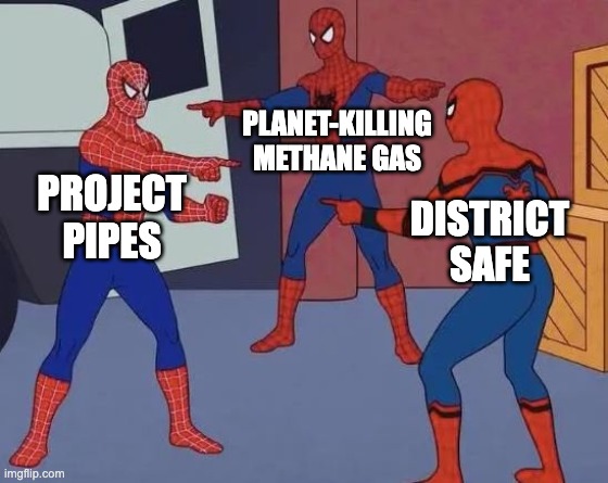 xr_dc_'s tweet photo. Planet-Killing Methane = Project Pipes = District (un)Safe

Whatever the name, @washingtongas’ plans to replace all methane gas pipelines in DC are just forcing us to pay for the corporation’s continued pollution.

We deserve better.

#EndMethane #ElectrifyDC #StopProjectPipes https://t.co/ZHEL3STCjA