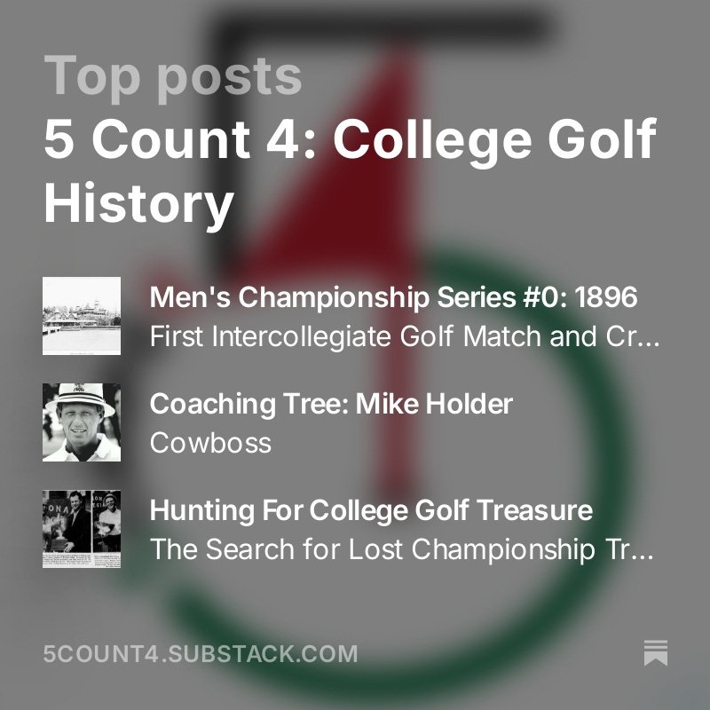 5 Count 4 Golf tweet media