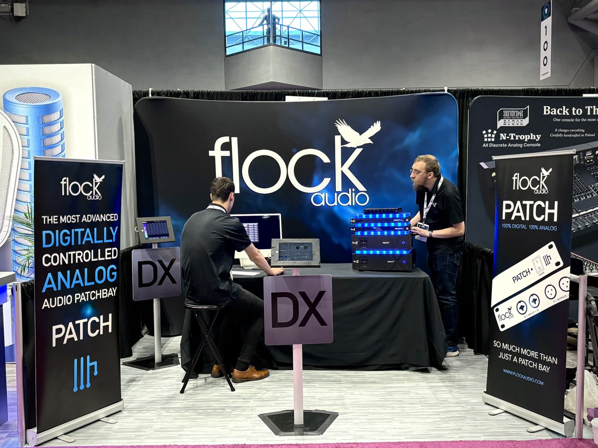 FlockAudio's tweet image. AES 2024… DAY 1 is underway! - Booth 338 🗽See why thousands of audio professionals and studios around the world are switching to the new standard of analog routing… The PATCH Series!
(flockaudio.com)  #flockaudio #patchbay #patchbays #RecordingStudio #AudioProduction
