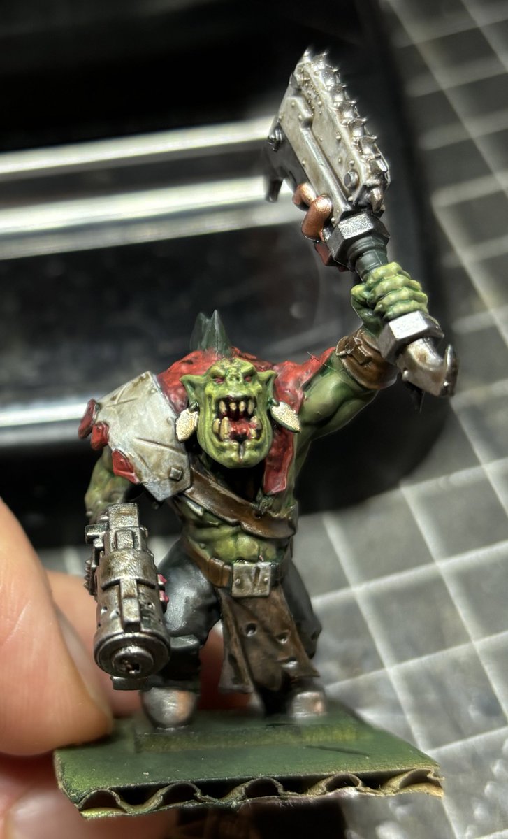 Eight grungy snagga boy for day 8 of  #orkaday #orktober #WarhammerCommunity