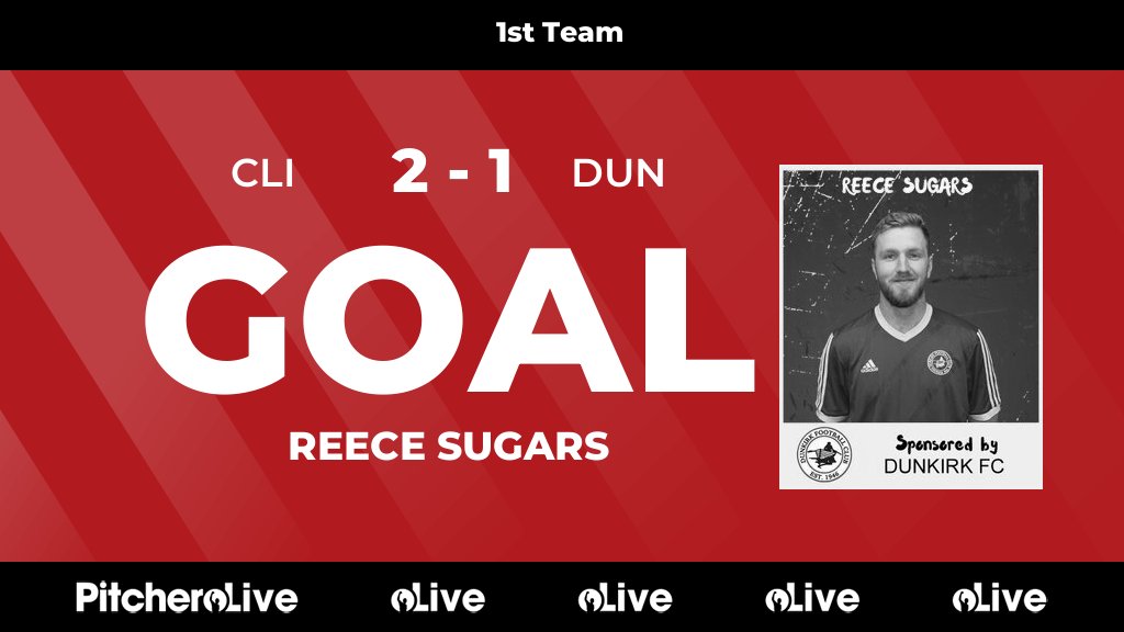 Dunkirk_FC's tweet photo. 42': Reece Sugars scores for Dunkirk FC ๐
#CLIDUN #Pitchero
https://t.co/wk4f6scrnz https://t.co/e2ENzpNeNf