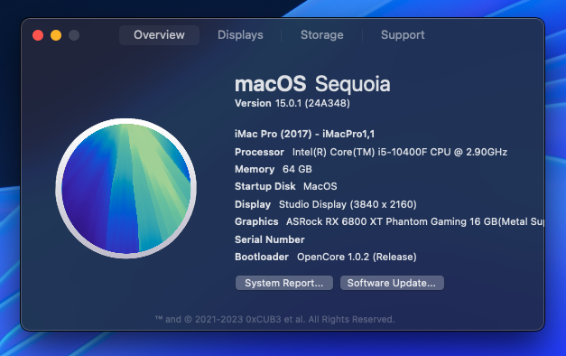 kaizer_hanz's tweet photo. just update my hackintosh machine from Sonoma to MacOS 15 (Sequoia//Sekoya) 15.0.1 flawlesly, but main problem is my stable diffusion has broken 😩😭 f*ck!!

anyone have same issues with stable diffusion on macos 15? https://t.co/ySwfetHqYO
