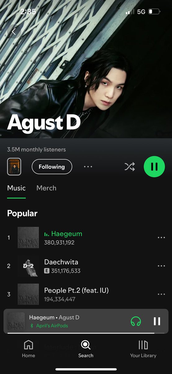 AprilBetzer's tweet photo. It’s definitely an AgustD afternoon if ever there was one. 

Approach with caution! 

#AgustD #Suga #BTS 
@BTS_twt 

Please fee me through this afternoon! https://t.co/zYg6fYWO2w
