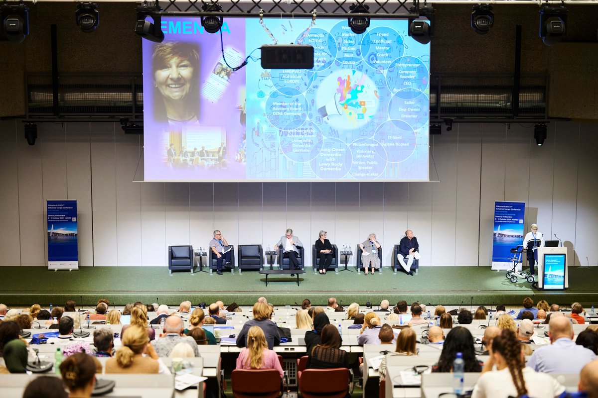 Missed the first day of #34AEC and want to read about the highlights? Or joining us in Geneva and just want a recap of the main events of the day, together with some lovely photos? Check out our conference news: alzheimer-europe.org/news/34th-alzh…