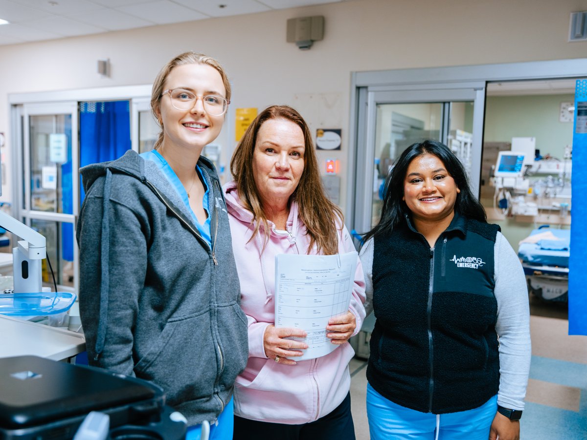 southlakehlth's tweet photo. This #EmergencyNursesWeek we're celebrating the incredible ED nurses at Southlake! Our ED nurses are often the first faces patients see, providing 24/7 compassionate care. Their dedication and expertise make a huge difference to our hospital & community. Thank you, ED nurses! https://t.co/pca8MmbhLw