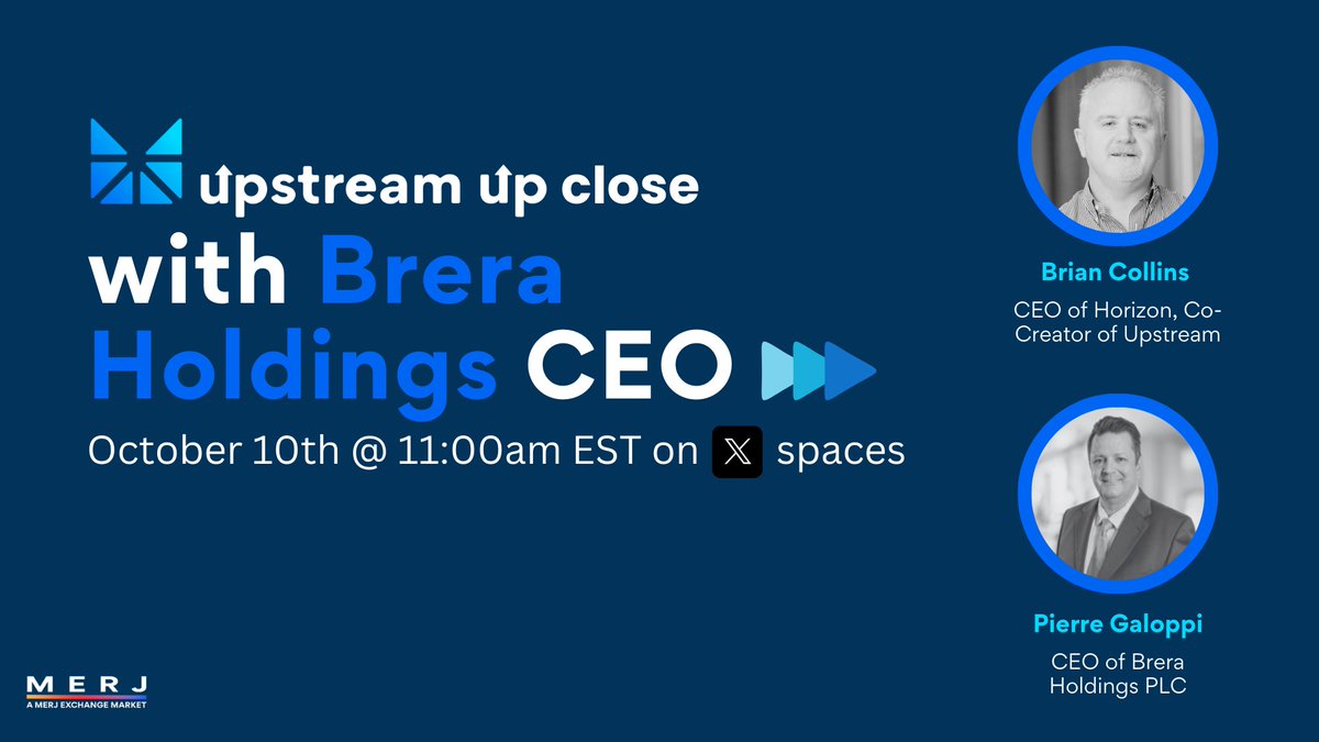 Join Brian Collins, CEO of <a href="/HorizonFintex/">Horizon</a> and Co-Creator of Upstream, as he interviews Pierre on Brera’s dual listing journey, how it unlocks new opportunities for investors, and what’s next for the company.