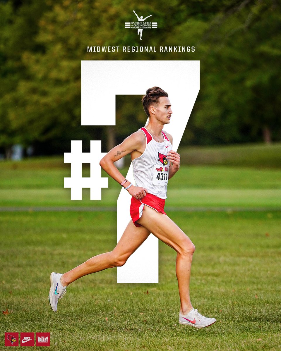 No. 7⃣ in the Midwest‼️

Following a strong performance in Columbia, Mo., the men's XC squad earned a No. 7 ranking in the latest <a href="/USTFCCCA/">USTFCCCA</a> Regional Coaches' Rankings!

The highest ranking for Illinois State men's team since Week 6 of 2018 where the Redbirds were ranked No. 8!