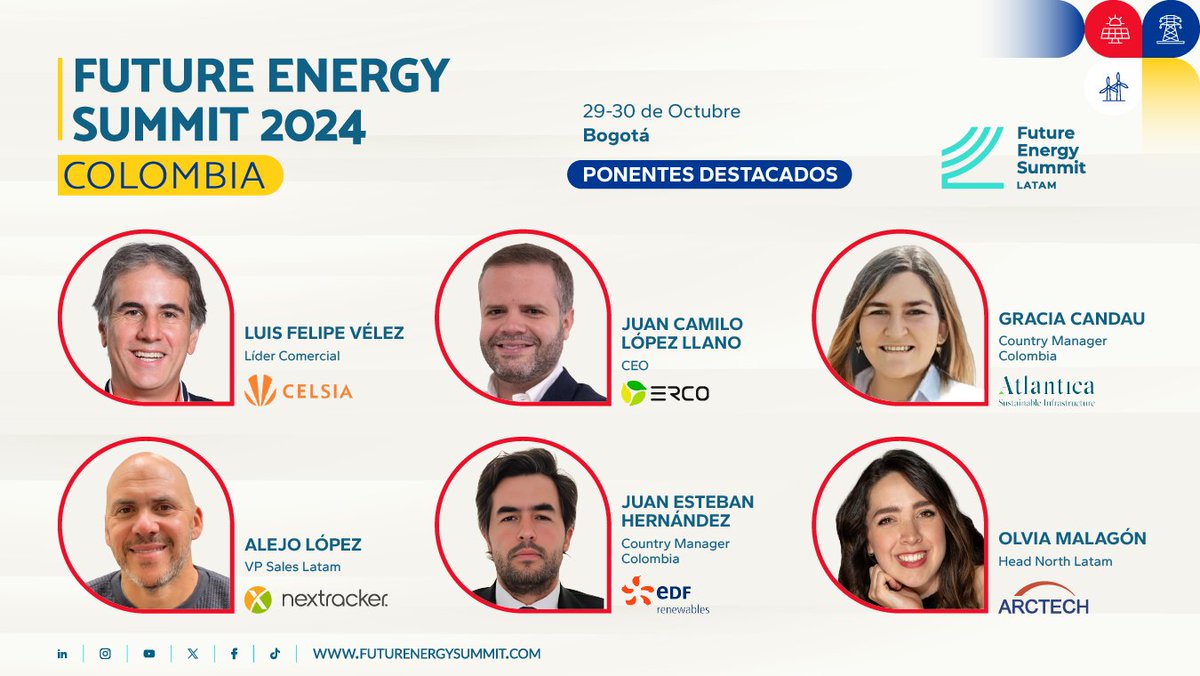 📆 Estamos cerca del esperado #FESColombia, el encuentro con el networking ejecutivo de más alto nivel de Latinoamerica. 

📌 29 y 30 de octubre  
📍Hotel JW Marriott Bogotá, Colombia    
🔗¡ÚLTIMAS ENTRADAS! live.eventtia.com/es/fes-colombia
