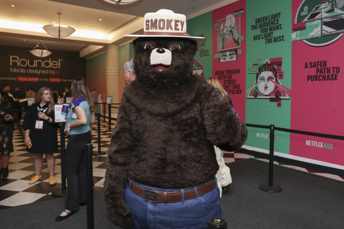 Ad Council (@adcouncil) on Twitter photo Yesterday, <a href="/smokey_bear/">Smokey Bear</a> joined advertising legends to kick off <a href="/advertisingweek/">Advertising Week</a>! #AWNewYork24 🎉
Don’t miss out on the fun—join him later this week for his Smokey Snack Break to celebrate 80 amazing years of wildfire prevention: bit.ly/3Yc29wR
📷: <a href="/Shutterstock/">Shutterstock</a> Yesterday, <a href="/smokey_bear/">Smokey Bear</a> joined advertising legends to kick off <a href="/advertisingweek/">Advertising Week</a>! #AWNewYork24 🎉
Don’t miss out on the fun—join him later this week for his Smokey Snack Break to celebrate 80 amazing years of wildfire prevention: bit.ly/3Yc29wR
📷: <a href="/Shutterstock/">Shutterstock</a>