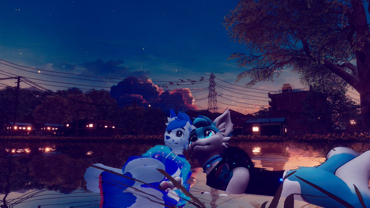 ~Listen to the sounds of the river
With the faint memory of the town from the distant past 
Close your eyes and let the clouds envelop you
As long as we keep that youthful spirit, the dream will always last~ 

<a href="/tythefox/">Ty the Fox @crinklefox.buzz on Bsky!</a>