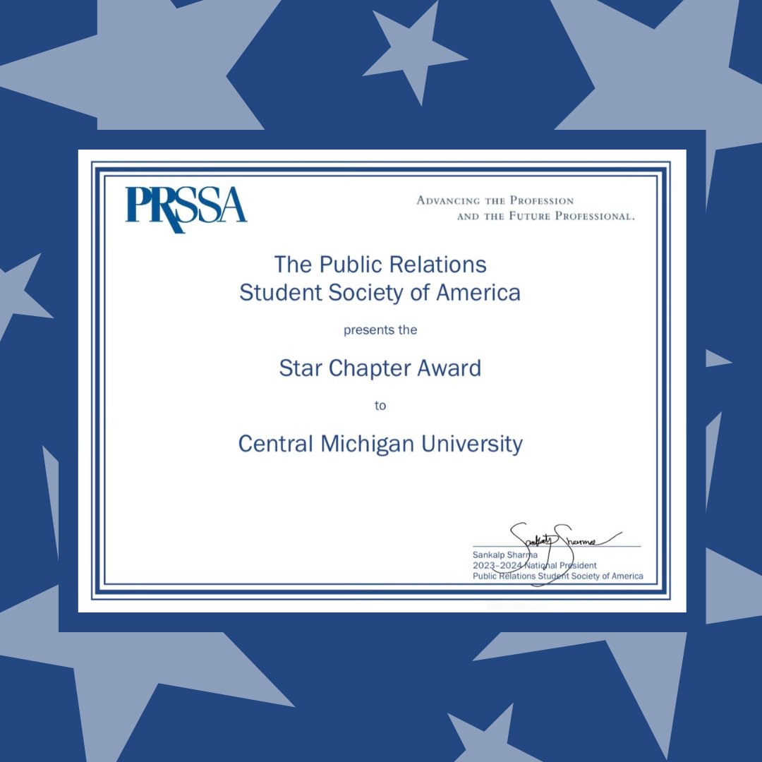 We are thrilled to announce our chapter has received the Star Chapter Award for the 2023-2024 school year!

Congratulations and thank you to everyone in our chapter that made this possible.

#cmuprssa #prpros