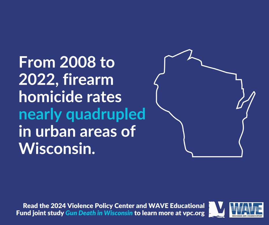 WaveEdFund's tweet image. Today #WaveEdFund and @VPCinfo released a new study on gun death in Wisconsin. It's critical that we understand these realities so that we can enact effective solutions. Read the full report here: vpc.org/studies/WI2024…