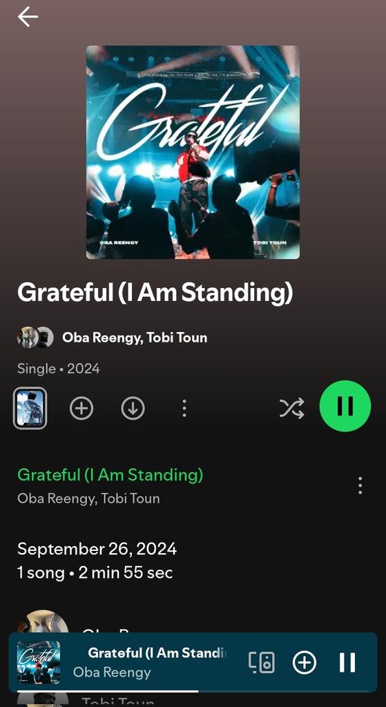Thank you <a href="/obareengy/">Dotun Oba Reengy</a>
This jam dey do things to me! 🔥🔥 

open.spotify.com/track/7t1trkTt…