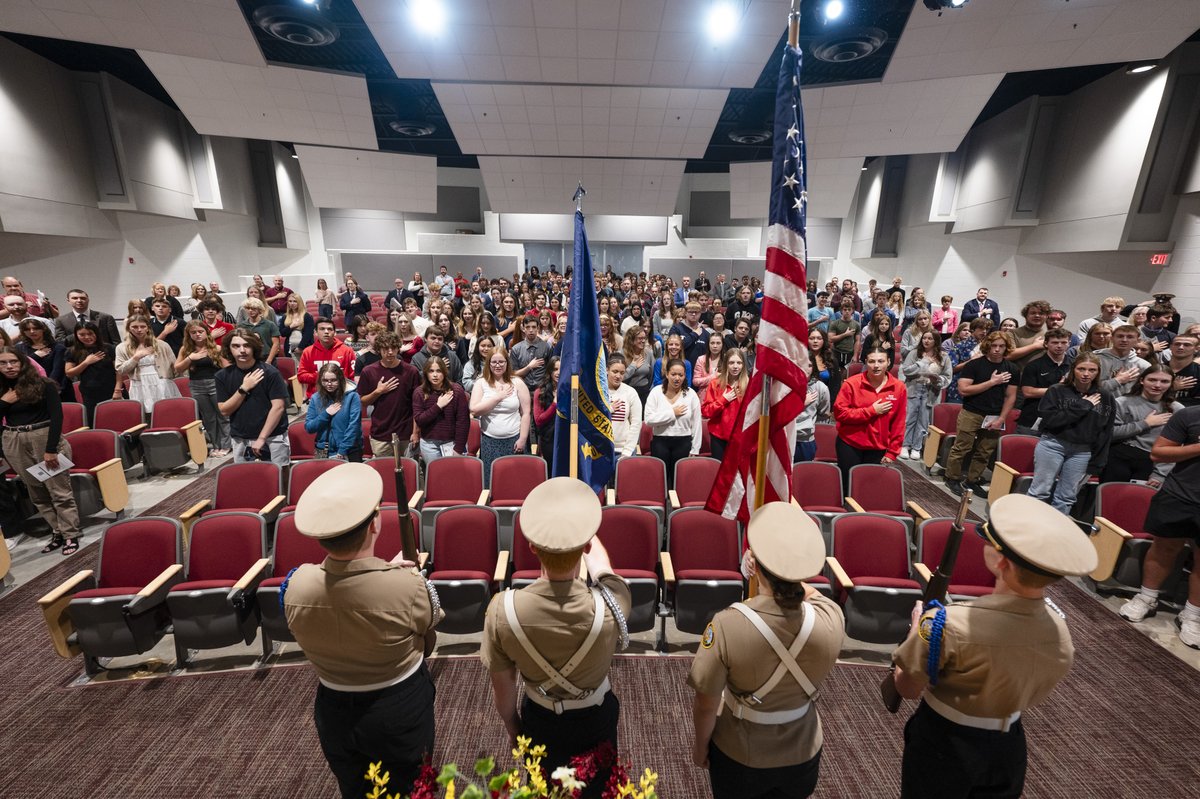 WVcourts's tweet photo. The Supreme Court heard arguments today, October 8, 2024, at Williamstown Middle/High School in Wood County, WV.  The arguments are part of the LAWS program, which exposes high school students to actual Supreme Court cases at a venue in their local community. https://t.co/U0fRFfnPbS