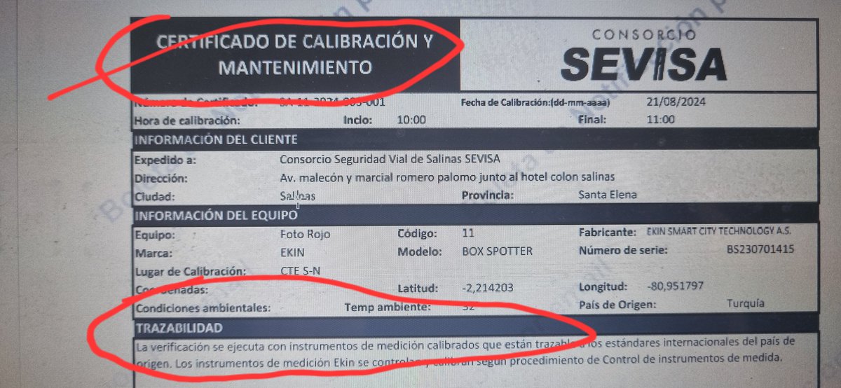 GermanGallegosC's tweet photo. @GaloLaraY @RobertoLuqueN Ilegalidades de la foto-multa por luz roja son más que las de velocidad
El Sr. Luque debe saber que luz amarilla debe ser 3-6seg. En Salinas es menos de 3s. en vía de 90k/h y boca calle de + de 25m
Equipos no están calibrados, están verificados c/trazabilidad x lab. NO ACREDITADO https://t.co/DfGjqf8VdN