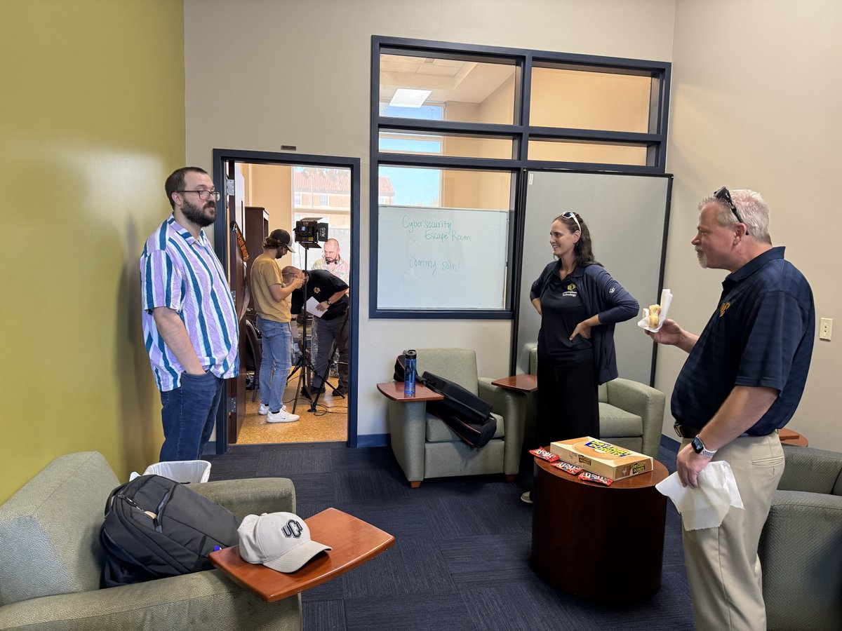 CentralOIT's tweet photo. Check out "Behind the Scenes" for OIT's upcoming ESCAPE ROOM, held on the first floor of the Center for Transformative Learning! Follow our socials @centraloit for updates on sign-up information and even a teaser trailer! 👻
-
-
-
#UCO #OIT #EscapeRoom #Cybersecurity https://t.co/SIovTWTVoJ