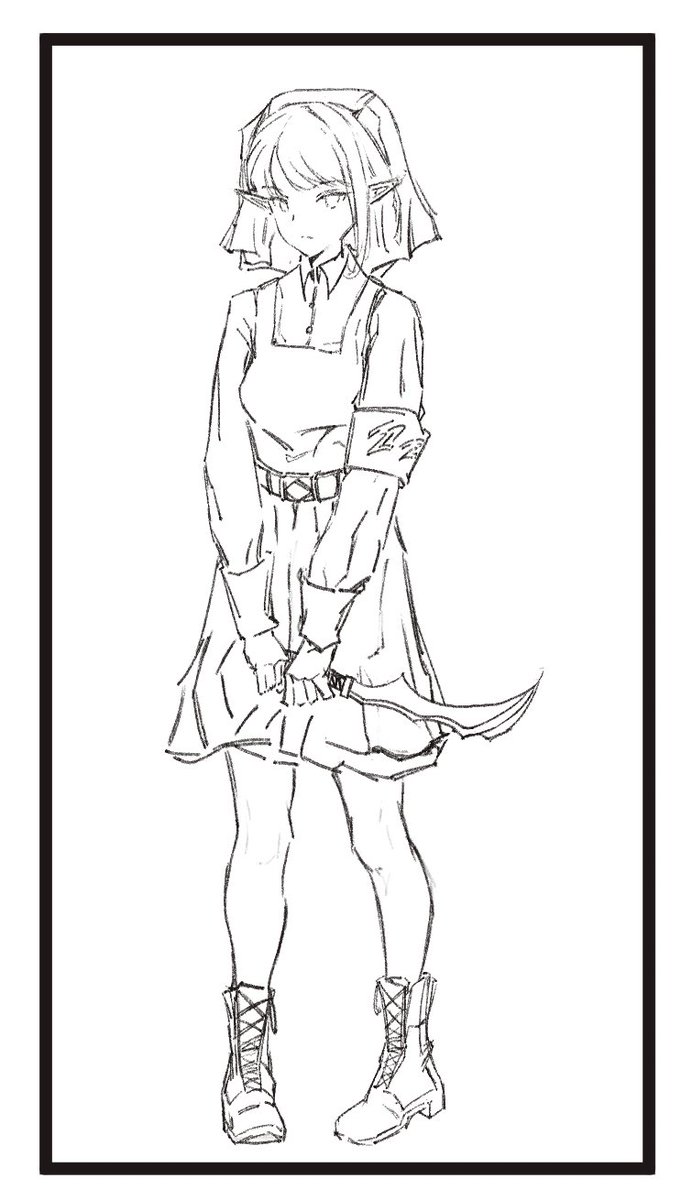 練習一下衣服皺摺跟鞋子