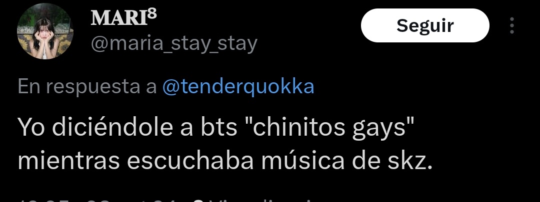 vocalist_v's tweet photo. Tampoco se trata de mentir weona de mierda cuando tú misma te jactas de haber sido una racista de mierda CON BTS. Y tienes el descaro de culpar a mi fandom del mismo racismo de la gente??? Uy pero los stray flops mágicamente son los salvadores de la imagen del kpop https://t.co/aeztSQ7Lwj