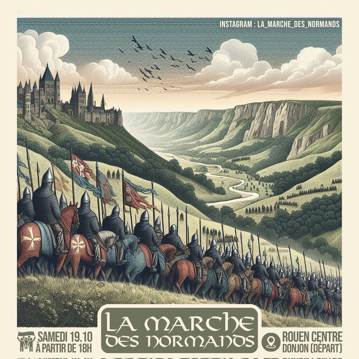 🔴🟡 Marche des Normands 2024

Rendez vous le 19 octobre au pied de la tour Jeanne d'Arc de Rouen !