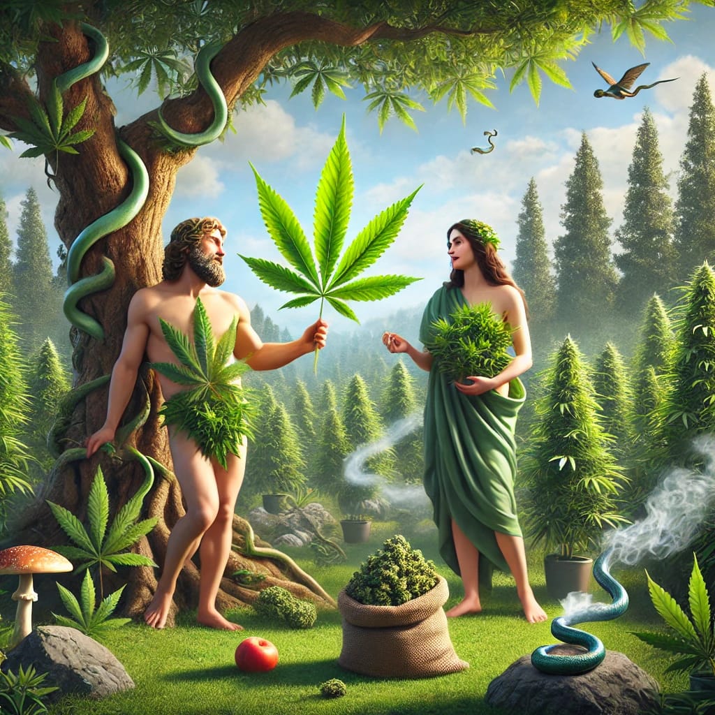 Is this how it all started? #AI #WeedLovers #weed