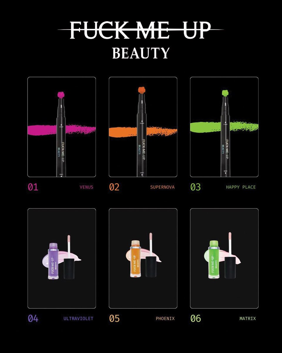 Denver this Thursday 2-6pm I’ll be doing a pop up at Larimer Lounge where you can buy Merch, FMU Beauty, signed posters and there’s FREE flash tattoos. See you all at Red Rocks on Friday. Also do u like the drink menu we made? Haha