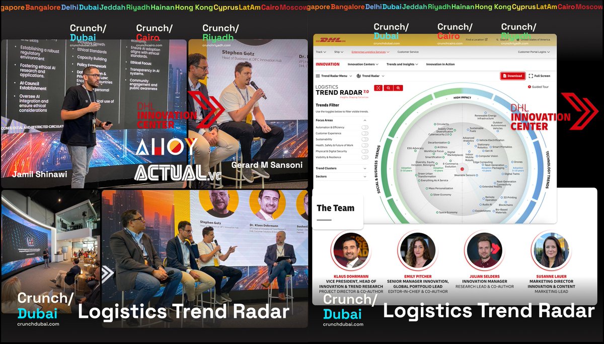 DHL Innovation Centers Network in #Dubai my highlight on <a href="/Crunch_Dubai/">crunch/DUBAI - Dubai StartUPs and People</a> here  crunchdubai.com/dhl-innovation…  there's cool Logistics Trend Radar 

check in out logistics and GIS people <a href="/jamil_shinawi/">Jamil shinawi</a>  

#buildinpublic your truly Aleksei Dolgikh