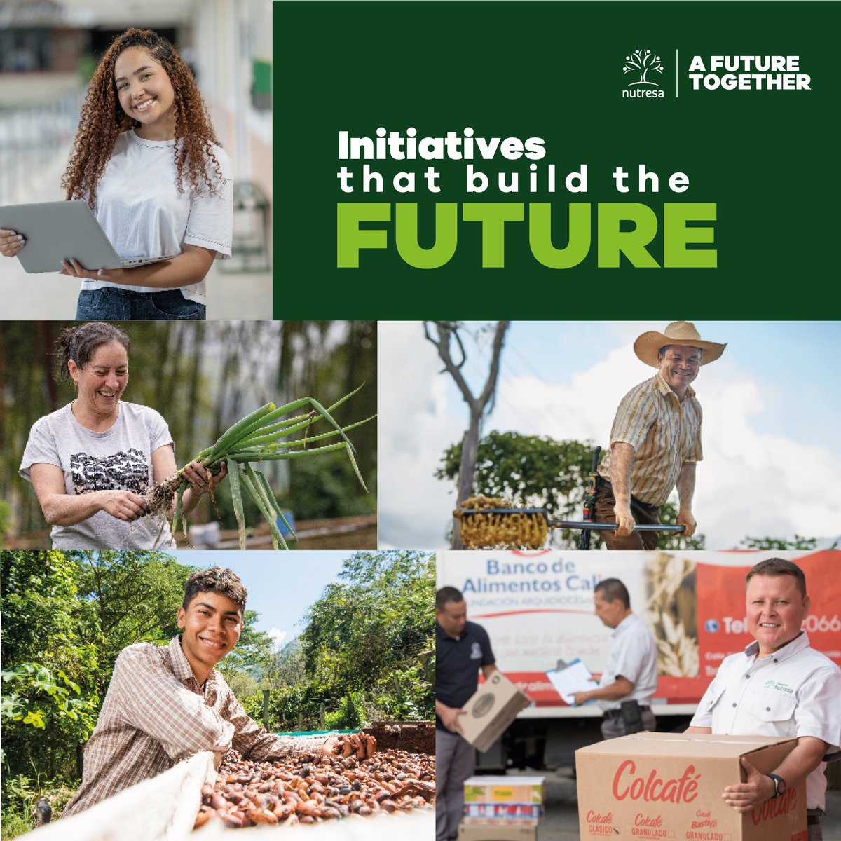 As part of the COP 150 bn announced in April for the next 5 years, we have launched new social projects focused on access to education, action against hunger, rural development and support for the Colombian healthcare system. Click here bit.ly/3U0WsQ6