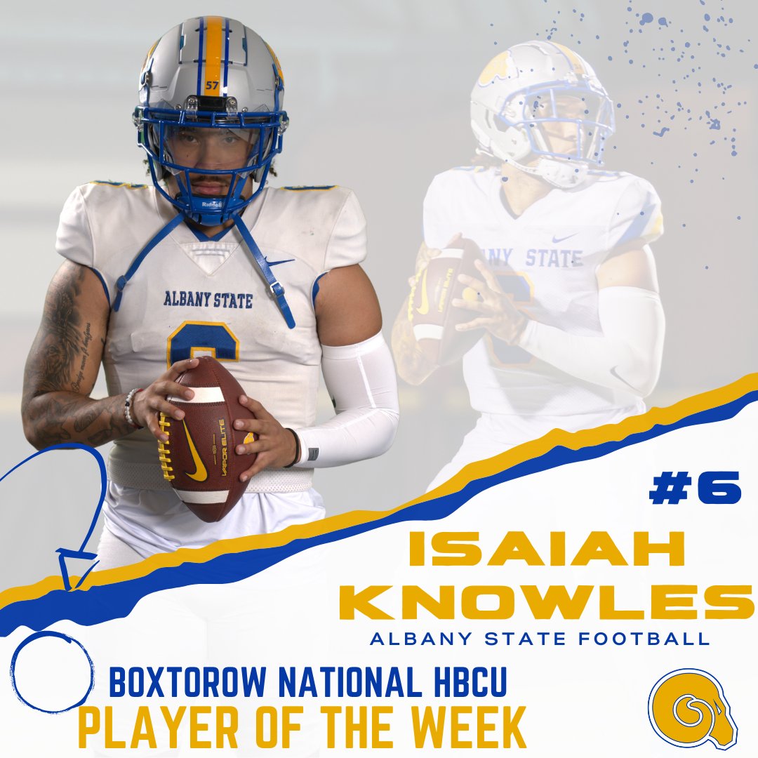 Let's congratulate Isaiah Knowles for being named the BOXTOROW National HBCU Player of the Week. #movetheneedle #AllIn #CreatingLegacies