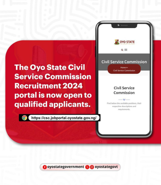 ibadankiniso's tweet photo. My Ibadan Fams
The job portal is now opened
Click here to apply https://t.co/waNPUZDvwN

#ibadankiniso
#civilservices
#oyojobs #jobseekers #oyocivilservant https://t.co/LWpEQeLw2u