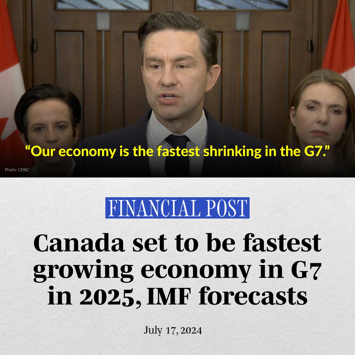 He really just makes stuff up.