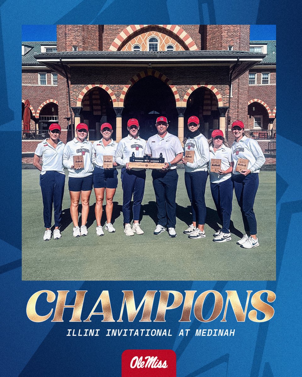 A great day to be a Rebel... ain't that right <a href="/OleMissMGolf/">Ole Miss Men’s Golf</a> 😉