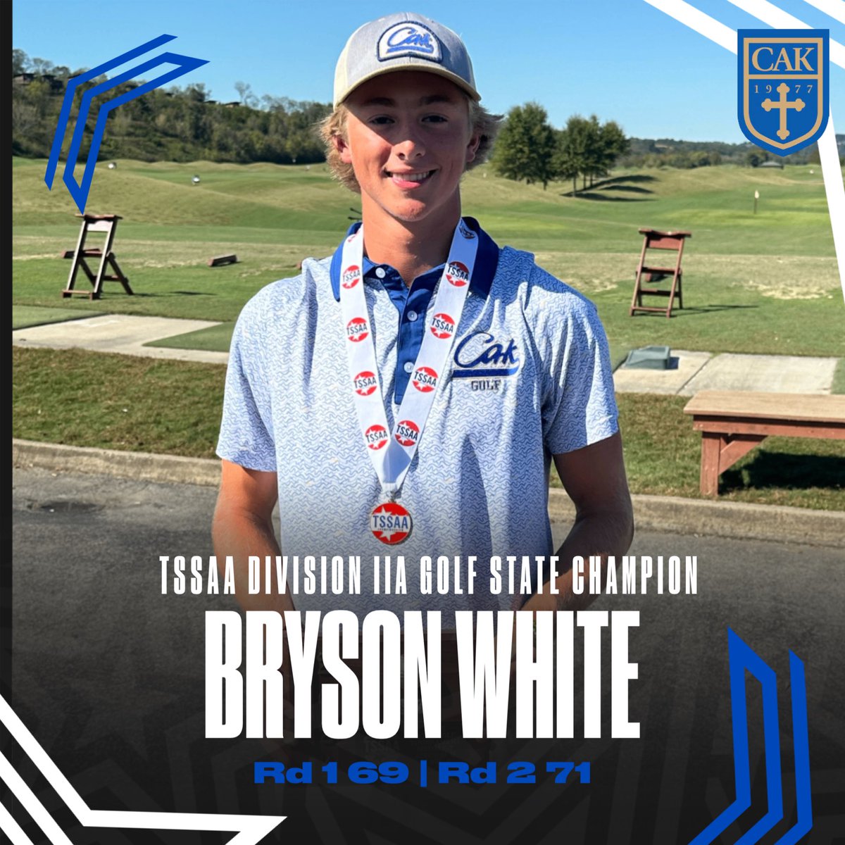 Congratulations Bryson White. 
2024 TSSAA Division IIA State Champion.