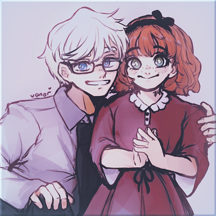 birthday girl sherry and her big bro :D