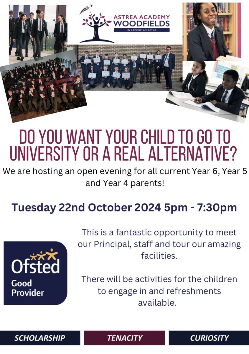 Astrea Academy Woodfields tweet media