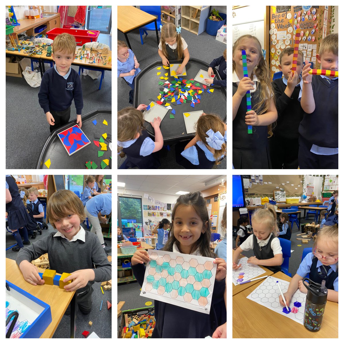 Bankhead Primary and Nursery School (@bankheadprimary) on Twitter photo Room 3 were exploring with tessellation today! Look at the patterns we created 👏🏼 #tessellation #BankheadWillSOAR
<a href="/SLCNumeracy/">SLC Numeracy and Mathematics</a> Room 3 were exploring with tessellation today! Look at the patterns we created 👏🏼 #tessellation #BankheadWillSOAR
<a href="/SLCNumeracy/">SLC Numeracy and Mathematics</a>
