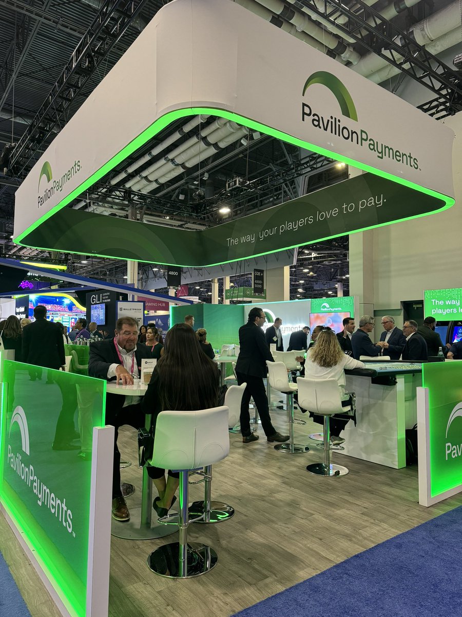 PavilionPayment's tweet photo. That midday push! Day 2️⃣ @G2Eshows | Global Gaming Expo (G2E) 2024 

Stop by and say 👋 #4411 

@PavilionPayment | @VIP_Preferred 

Don’t forget to ask about our giveaways‼️

#pavilionpayments #vippreferred #vipmobility #G2E2024 https://t.co/8iNFQXv8oJ