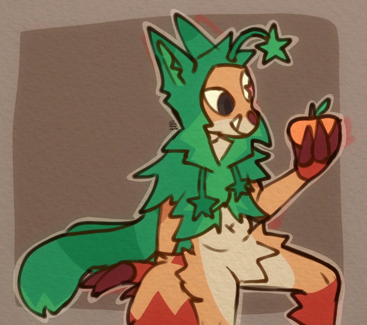 LilMeowSenpai's tweet photo. Pumpkin or tangerine you decide https://t.co/lxrWmZ551s