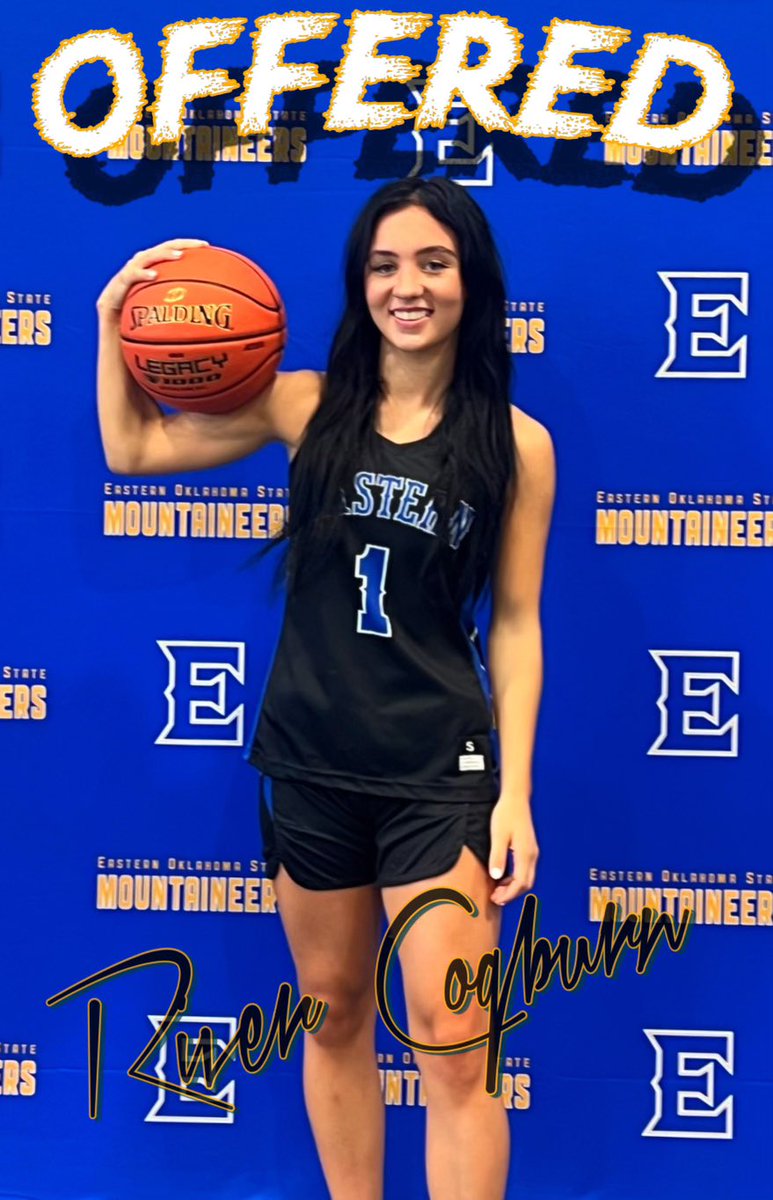 River Cogburn (@cogburnriver) on Twitter photo Blessed to receive an offer from <a href="/_nathanbean/">Nathan Bean</a> to play at Eastern Oklahoma State College!
<a href="/ok_royallegacy/">Oklahoma Royal Legacy Basketball Club</a>
<a href="/PGHOklahoma/">Prep Girls Hoops Oklahoma</a> Blessed to receive an offer from <a href="/_nathanbean/">Nathan Bean</a> to play at Eastern Oklahoma State College!
<a href="/ok_royallegacy/">Oklahoma Royal Legacy Basketball Club</a>
<a href="/PGHOklahoma/">Prep Girls Hoops Oklahoma</a>