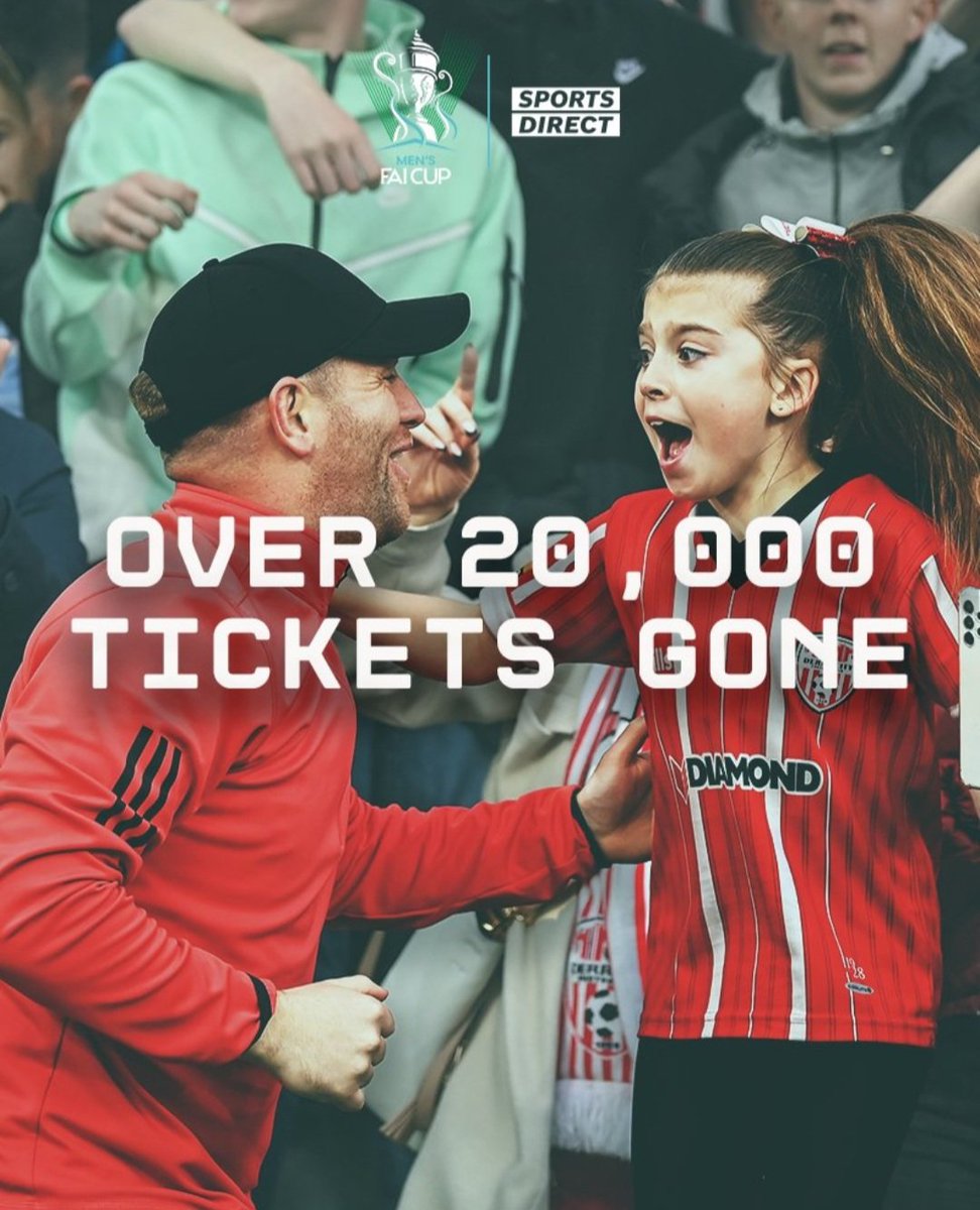 We're told by <a href="/Translink_NI/">Translink</a> that they will be running a special train again from #Derry to next month's <a href="/FAIreland/">FAIreland</a> Cup Final in Dublin. More info is expected shortly, following ongoing discussions with <a href="/IrishRail/">Iarnród Éireann</a> 👍🔴⚫️⚽️🏆