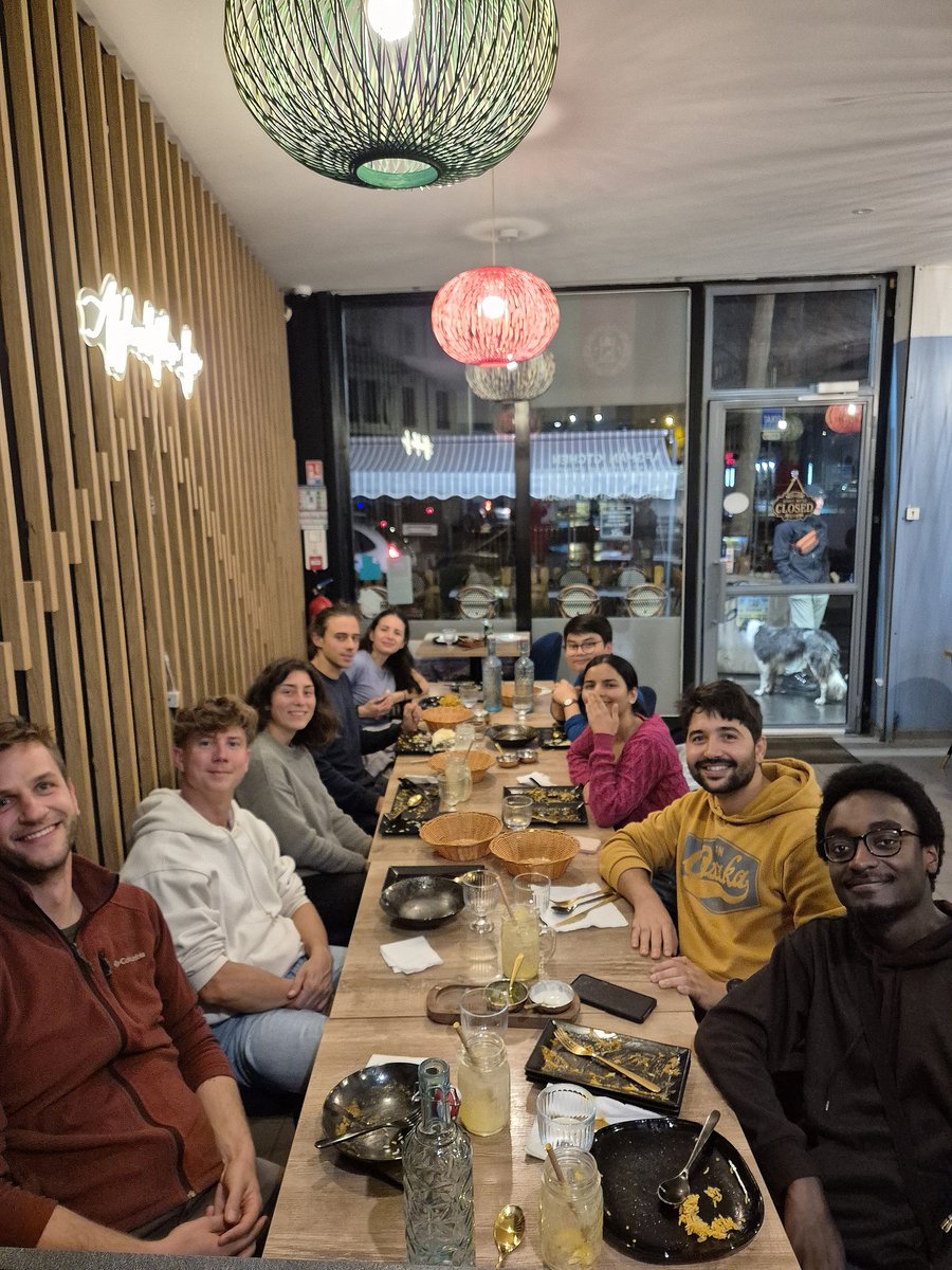 Clément CAMP (@_clement_camp) on Twitter photo Group dinner to welcome Camille and Alejandra to the group 🥳 and farewell to <a href="/LachguarA/">Lachguar Abdelhak, PhD</a>. We will miss you 🥲. Ideal time to predict who will be the next Nobel Prize winner in chemistry! Answer soon... Group dinner to welcome Camille and Alejandra to the group 🥳 and farewell to <a href="/LachguarA/">Lachguar Abdelhak, PhD</a>. We will miss you 🥲. Ideal time to predict who will be the next Nobel Prize winner in chemistry! Answer soon...