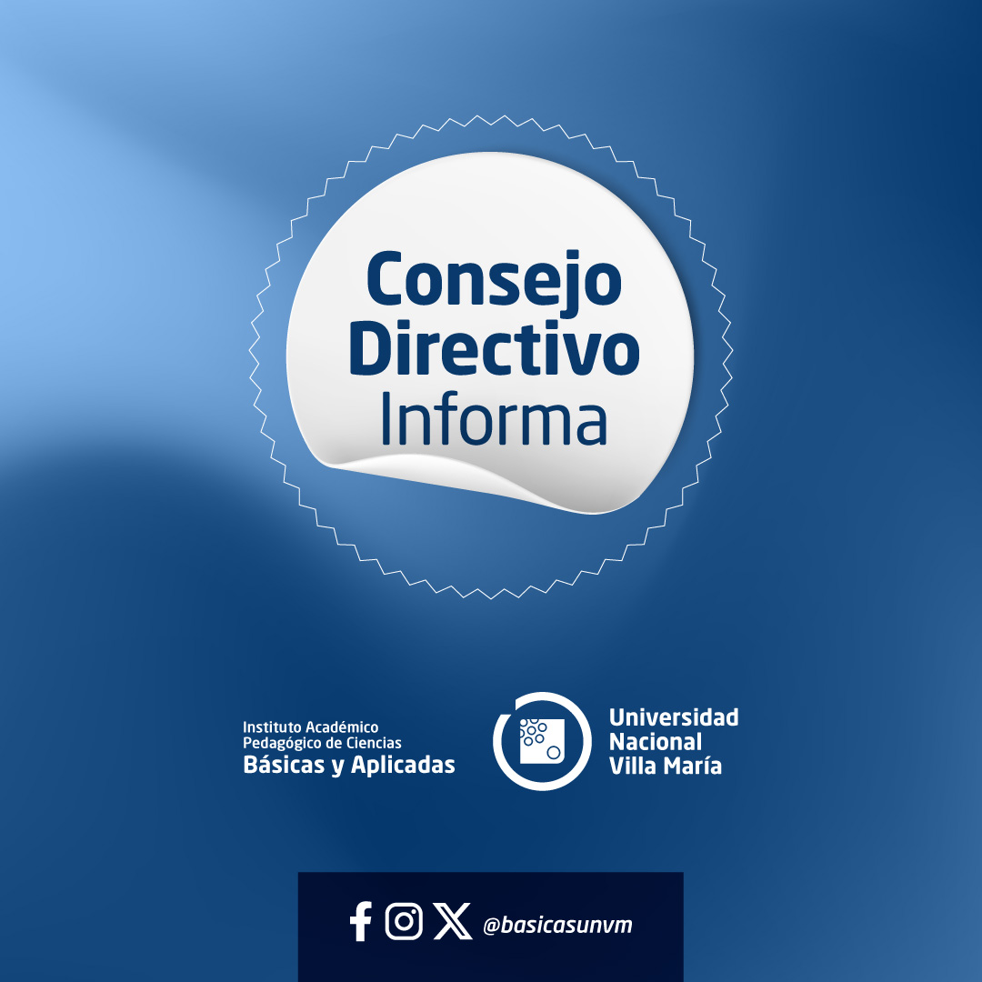 Instituto de Básicas y Aplicadas - UNVM tweet media