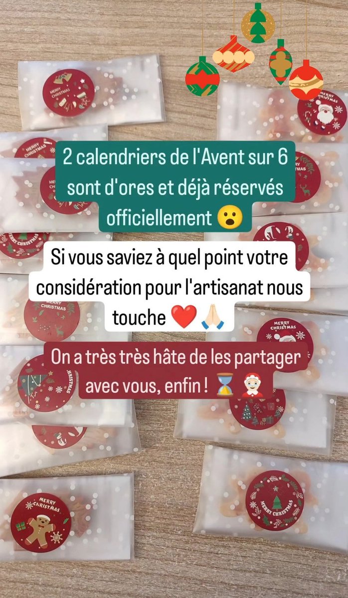 Vive le #madeinfrance, vive ses artisans et ses amoureux ! 

🇫🇷❤️🎄🤶🏻

#noel #france #calendrierdelavent
