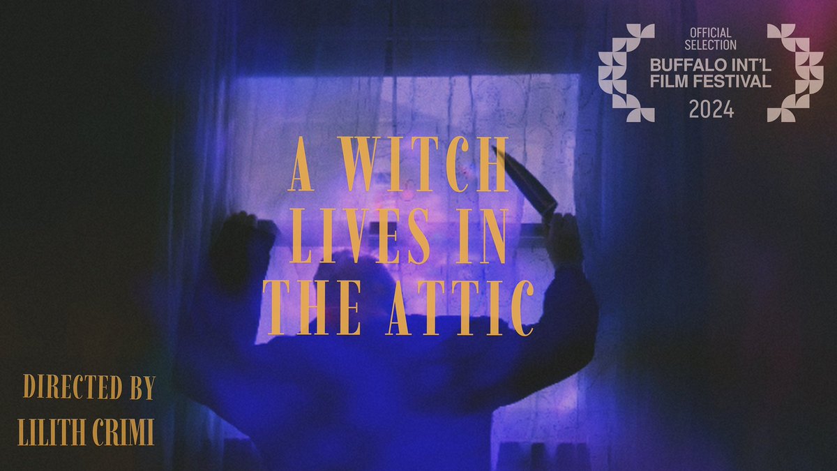 A Witch Lives in The Attic is having its world premiere at <a href="/NorthParkTheatr/">North Park Theatre</a> as part of the <a href="/BuffaloFilmFest/">Buffalo Int’l Film Festival</a> 

After almost two years of work I cannot overstate how thrilled we are to be screening this in the greatest theater in our hometown 🖤

10/17