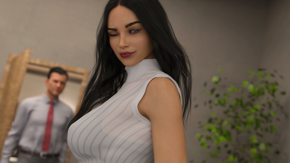 Need to go... My boss needs me! 😉
#IndieGameDev #indiegame #nsfwgame #visualnovel #adultgame