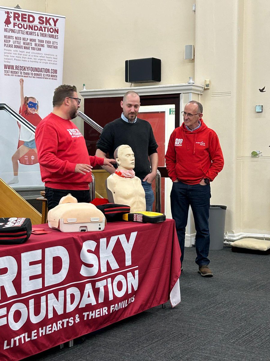 We’ve had lots of fun with friends of <a href="/SASalvationArmy/">TheSalvationArmySA</a> #Sunderland learning life saving hints and tips, the chain of survival and how best to spot the differences between a cardiac arrest and a heart attack. #Restartaheart