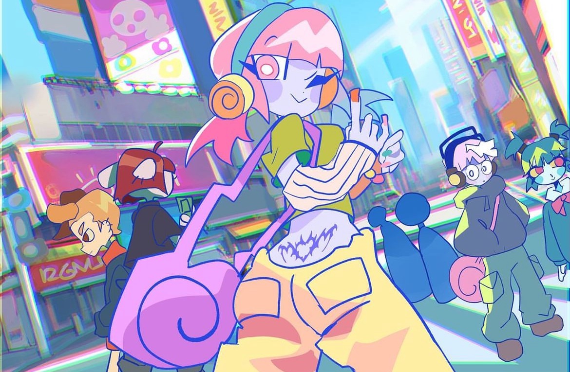 GATCHIPON's tweet photo. WAH HI #PortfolioDay ! I love bright funky colors 🛸 https://t.co/NVcOsPGtJJ