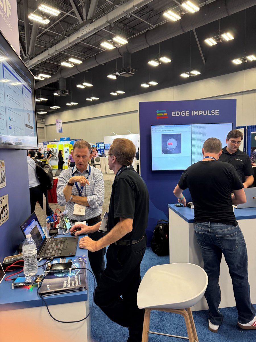Alif Semiconductor (@alifsemi) on Twitter photo We're at <a href="/embedded_world/">embedded world</a> North America with <a href="/EdgeImpulse/">Edge Impulse</a>, showcasing NVIDIA TAO models deployed on our Ensemble microcontrollers. Stop by and say hello! 👋 We're at <a href="/embedded_world/">embedded world</a> North America with <a href="/EdgeImpulse/">Edge Impulse</a>, showcasing NVIDIA TAO models deployed on our Ensemble microcontrollers. Stop by and say hello! 👋